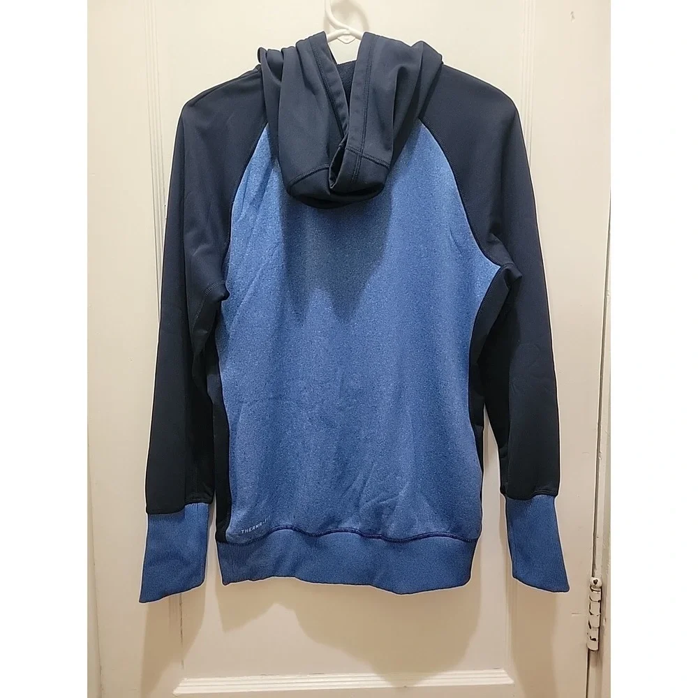 Nike  Therma Fit Womens L Blue Navy Hooded Pullover.  Great shape!